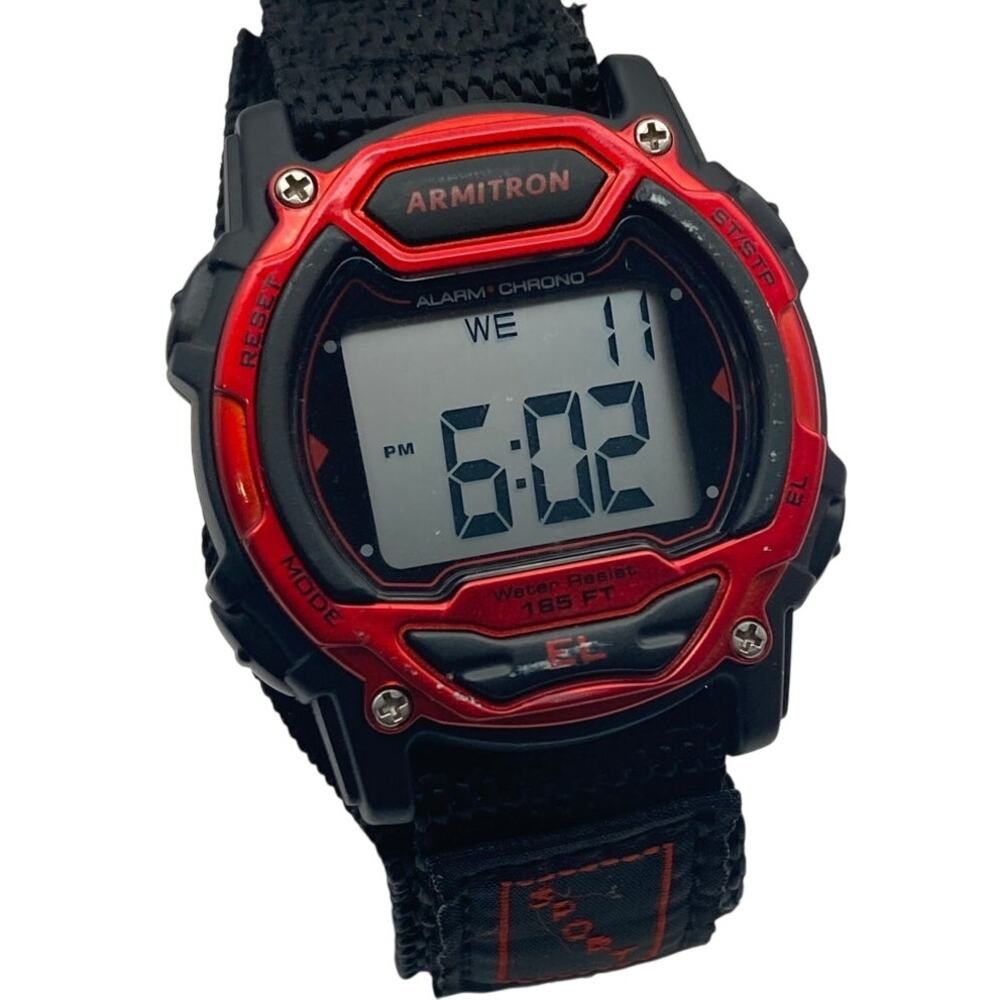 Armitron EL Pro Men's Sport Multifunction Digital Watch 39mm - Timer - WR 165ft